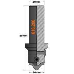 PROFILED KNIFE FOR MDF RH ROUTER BIT 616.200