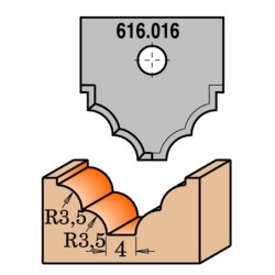 PROFILED KNIFE FOR MDF RH ROUTER BIT 616.200