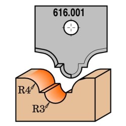 ROUTER CUTTER BODY S-12 FOR INSERT KNIVES