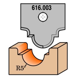 ROUTER CUTTER BODY S-12 FOR INSERT KNIVES