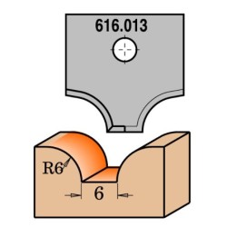 ROUTER CUTTER BODY S-12 FOR INSERT KNIVES