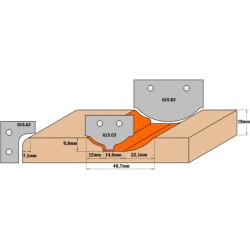 HW KNIFE PROFILE D1 20X20X2