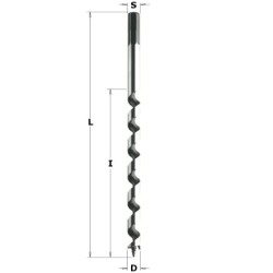 AUGER BIT Z1 HS D-10X385X460 DEŠINĖS PUSĖS