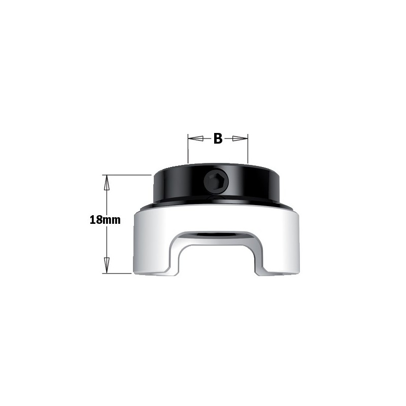 DELRIN STOP COLLAR F-10 D-26 L-19