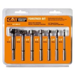 FORSTNER BIT SET W- CASE 7-PCE HL S-3-8 RH