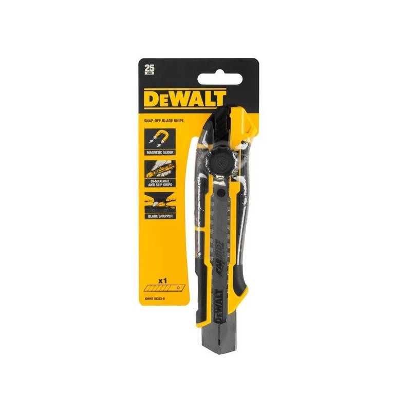 Keičiamų ašmenų peilis "DeWalt" 18 mm