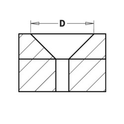 COUNTERSINK HWM Z3 S-10 D-19.5X9X70 RH