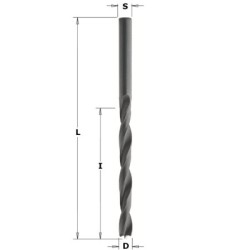 BRAD POINT BIT HS Z2 D- 2,5X30X57 KĖLINYS