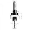 GRĘŽTUVAS W-90 COUNTERSINK RINKINYS HW Z2+2 S-10X25 D-6-15 RH