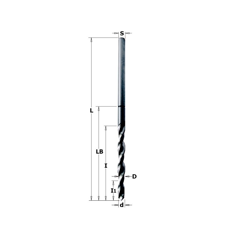 HINGE BORING BIT X ANUBA 9.5 D-3.8-5.2X132 HS RH