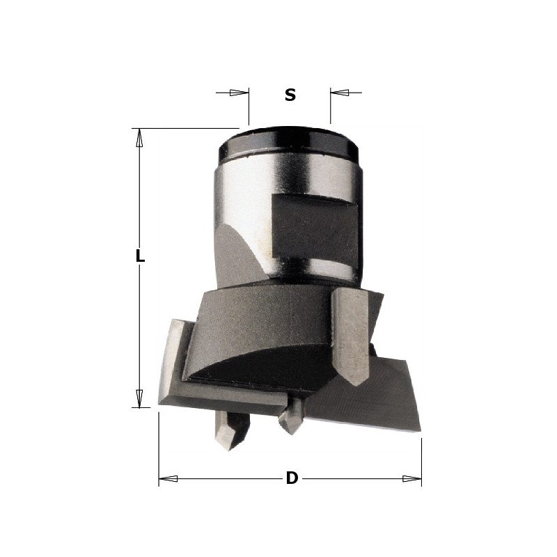 GARLAICĪGS BIT HW INTERCHANG. D-25X30 S-M12X1 PA LĪDZ.