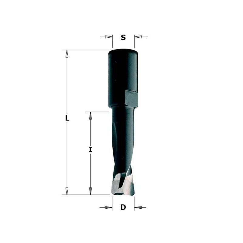 HWM ROUTER BIT FOR DOMINO-FESTOOL MACHINES Z2 S-M6X0.75 D-4X11X38 RH