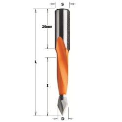 THROUGH HOLE DOWEL DR. HW D- 5X44X77 S-10X26 RH