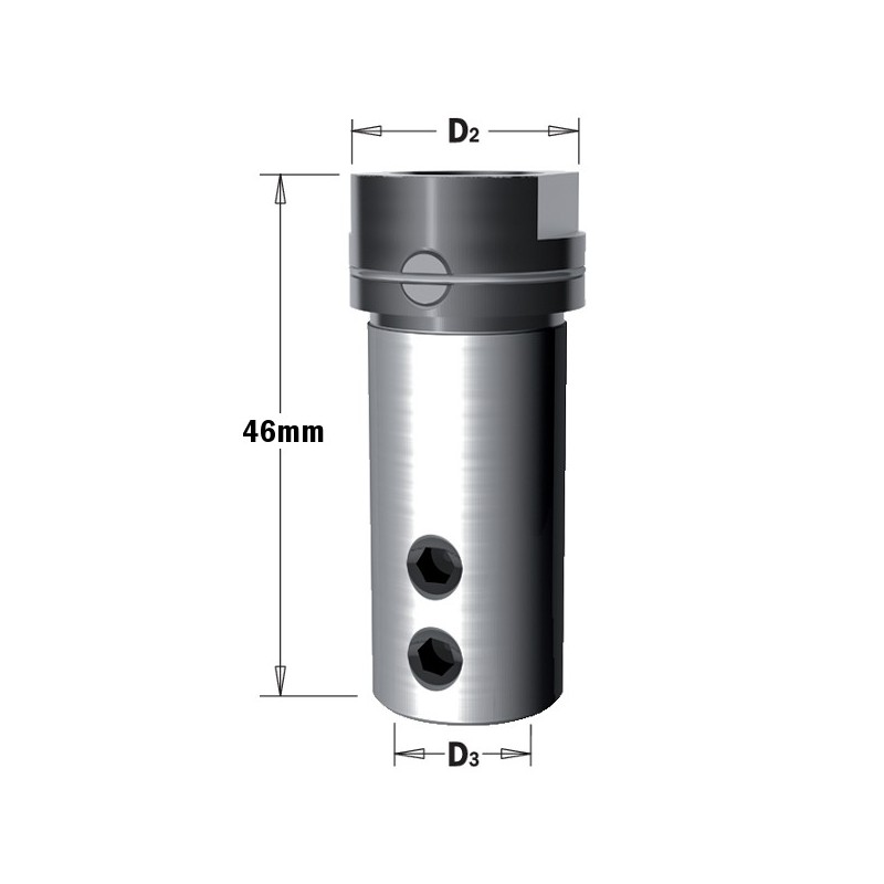 DRILL HOLDER FOR WEEKE MACHINES F-10X26 D-20 LT-46 RH-LH