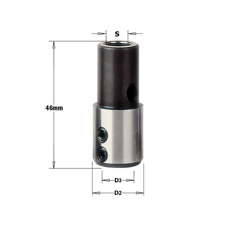 ADAPTERIS S-M10X1.5 D-10 K.
