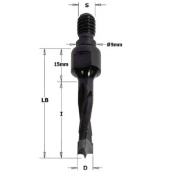 TAPPIPORALLA KIERTEINEN VARSI HW D-10X30 S-M8-9 OI-9
