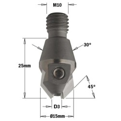 COUNTERSINK HW D-4-16 S-M10-30 LH