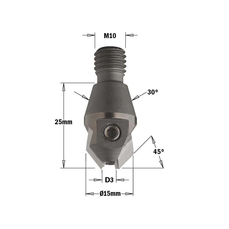 COUNTERSINK HW D-4-16 S-M10-30 LH