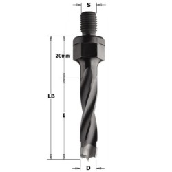 DOWEL DRILL HW D- 6X43X63 S-M10 LH