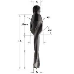 DOWEL GRĘŽTUVAS W-C.SINK HW D- 5X20 S-M10-30 DEŠINIAJAI