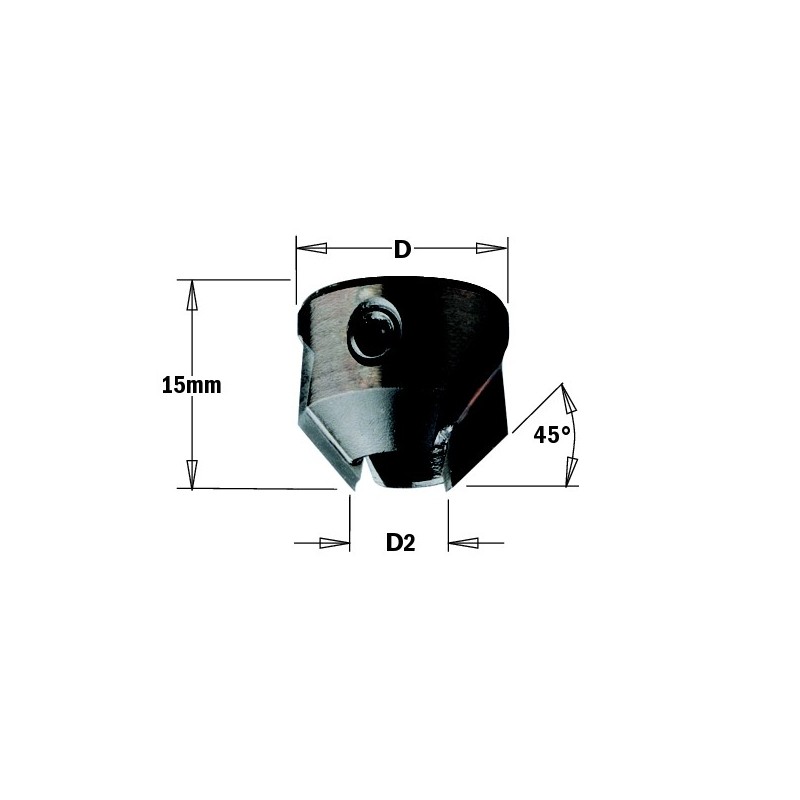 LOOSE COUNTERSINK HW Z2 D-16 d-4 LH