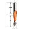 PERFORACIJOS KIAURYMĖS GRĘŽTUVAS HW S-10X26 D-5X27X57.5 K/P