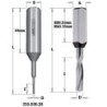 SOLID HW DOWEL DRILL D-8X57.5 S-10X27 LH