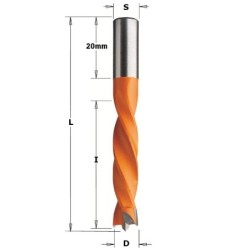 DOWEL DRILL HW S-8X20 D- 6,35X40X67 LH