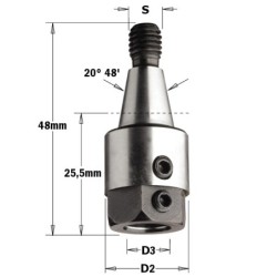 ADAPTOR S-M8-20 D-10 LH