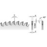 Ei-rautametalli saetera HW 330X3.2X2.5X32 Z96 -6 TCG