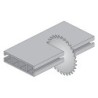 NE-METĀLA LAMINĀTA ZĀĢA ASME 230X2.8X30 Z48 HWG