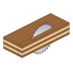 CROSSCUT SAW BLADE FOR PORTABLE MACHINES 190X2.6-1.8X20FF Z-32 ATB 10