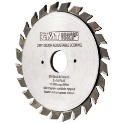 ADJUSTABLE SCORING BLADE 80X2.8 - 3.6X20 Z20