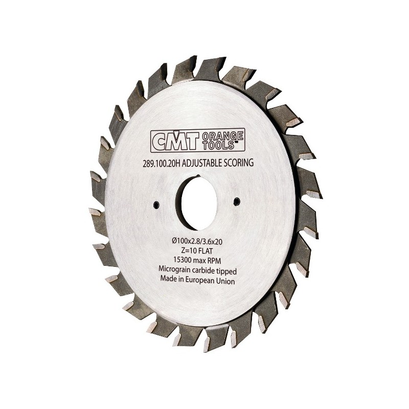 ADJUSTABLE SCORING BLADE 80X2.8 - 3.6X20 Z20