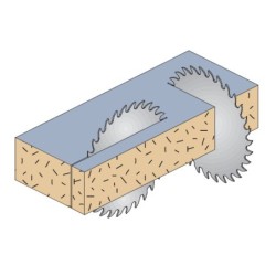 CHROME CONICAL SCORING BLADE HW 120X3,1-4.3-2.2X20 Z24