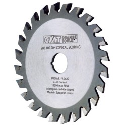 CONICAL SCORING SAW BLADE 180x4.45-5.3-3.2x30 Z36 CO