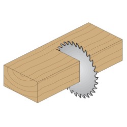 HOLLOW-GROUND SAW BLADE 220X3.2X30 Z42 HDF