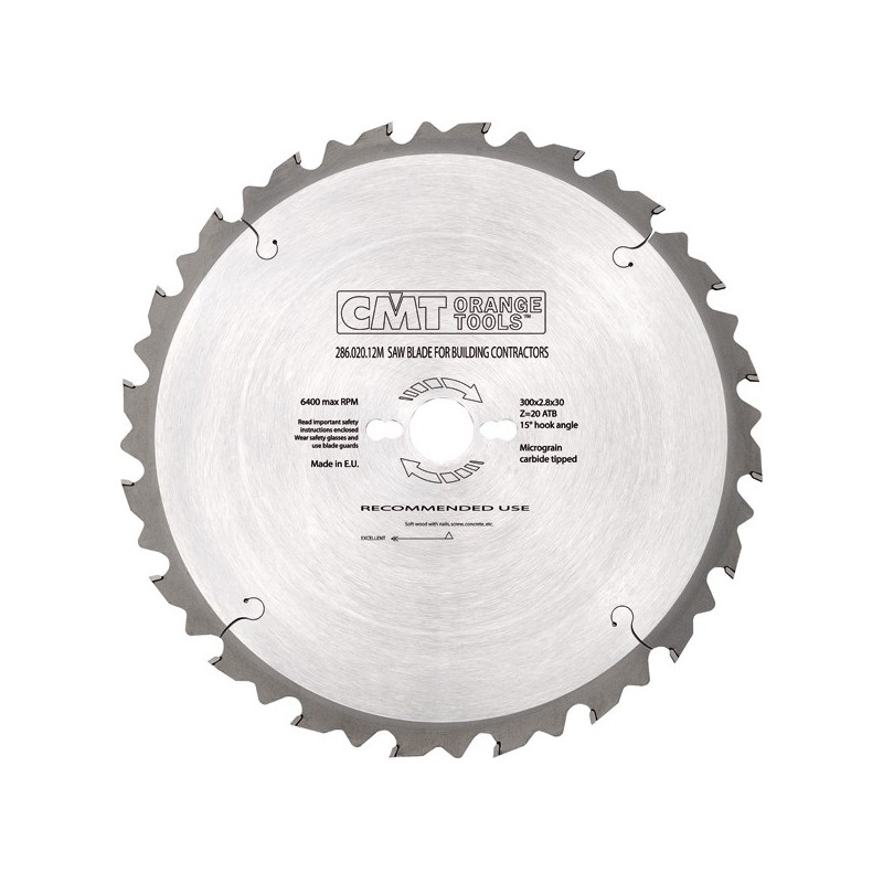 SAW BLADE FOR BUILDING 315X3.2X30 Z-24 5ATB