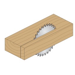 FINE FINISHING SAW BLADE 300X3.2X35 Z96 15ATB