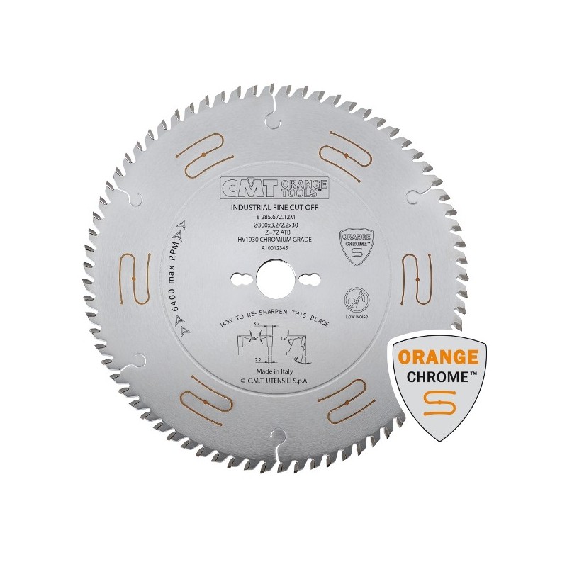 CIRCULAR SAW BLADE CHROME HW 216x2.3-1.6x30 Z60 ATB -5NEG