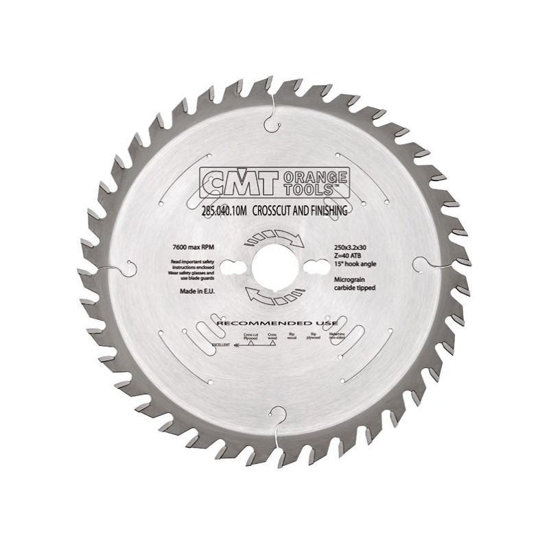 CROSSCUT AND FINISH SAW BLADE 450X3.8X30 Z-54 ATB 15