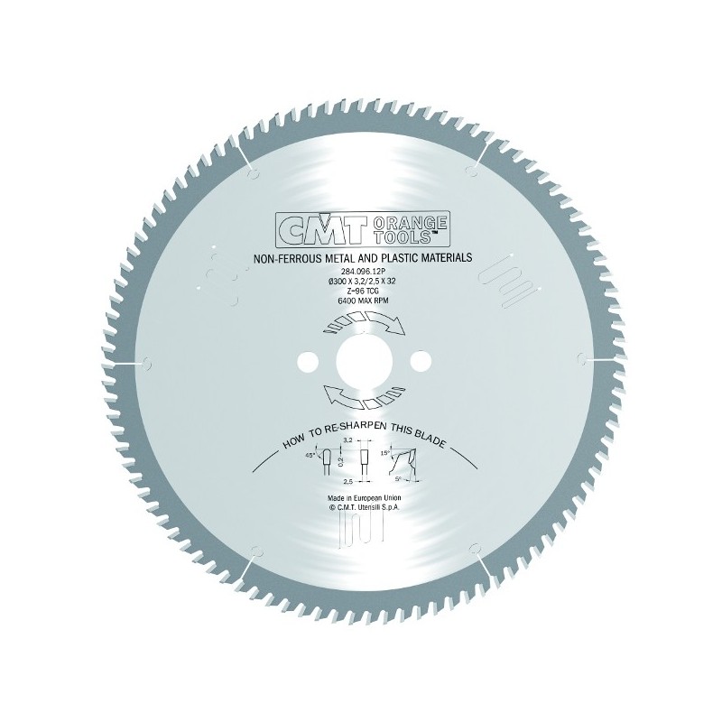 CIRCULAR SAW NON-METAL-PLASTIC SAW BLADE HW 450x3.8-3.2x30 Z108 TCG 5POS