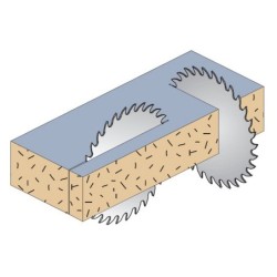 LAMINATE-CHIPBOARD SAW BLADE 350X4.4X30 Z72 16 HWG