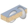 TRAPEZOIDALINIS DANTYTAS PJAUNAMOJI DISKAS HW 165X2.2-1.6X20 Z56 TCG -3NEG