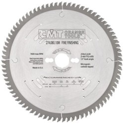 XTREME HW SAW BLADE 250x3,2x30 Z-80 1FTG + 4ATB