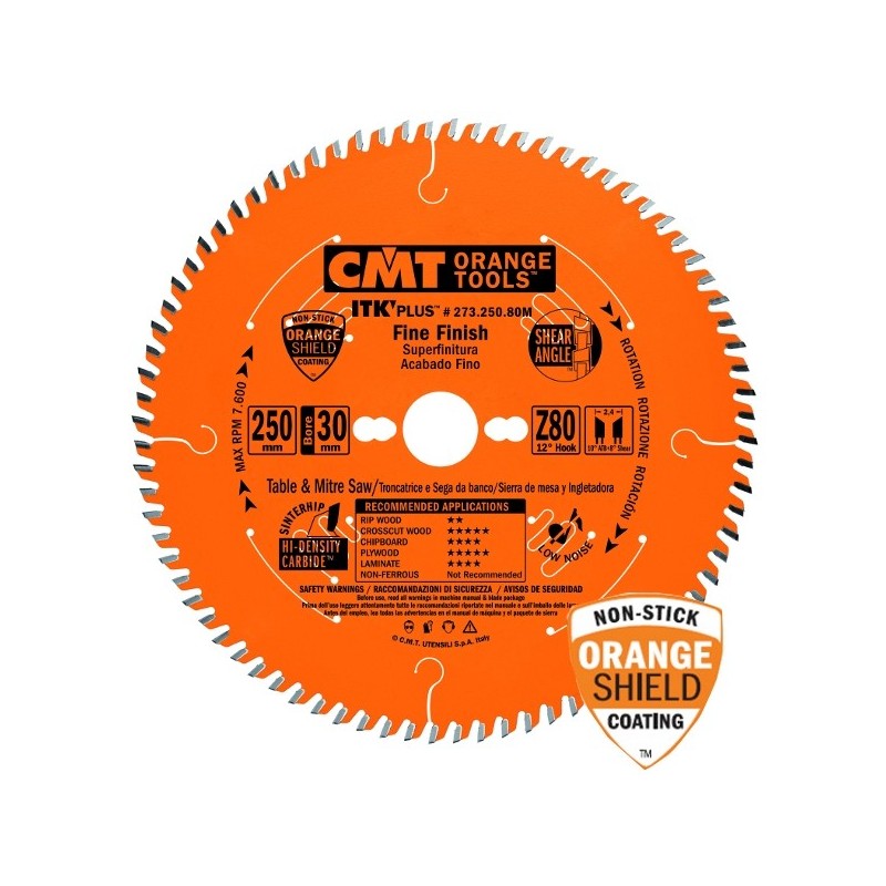 ITK PLUS FINE FINISH SAW BLADE HW 190X1.7X30+20+16 Z-64 ATB+S