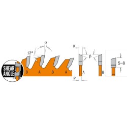 Saeketas, ITK PLUS ristipuu D-165 x 1.6 x 1.0 x 20 +15.88 Z-56 ATB+S