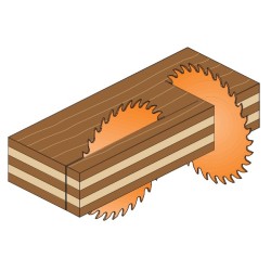 ITK PLUS PABAIGOS PJOVIMO DISKAS HW 210X1.8X30+25 Z-48 ATB+SKERDŽIAVIMAS