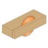 ITK PLUS PJAUSTYMO IR KIRPIMO PJOVIMO DISKAS HW 216X18X30 Z-36 ATB+SKERSAS -5