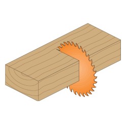 ITK PLUS PJAUSTYMO IR KRYŽMINIO PJOVIMO DISKAS HW 190X1.7X30+20+16 Z-24 ATB+PEILIS
